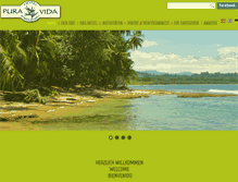 Tablet Screenshot of hotel-puravida.com